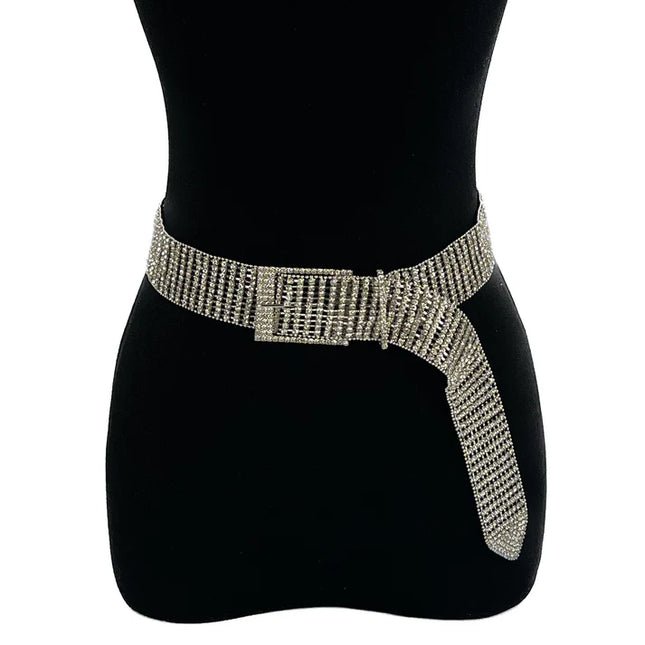 RHINESTONE FASHION BELT 0506-17 (12PC)