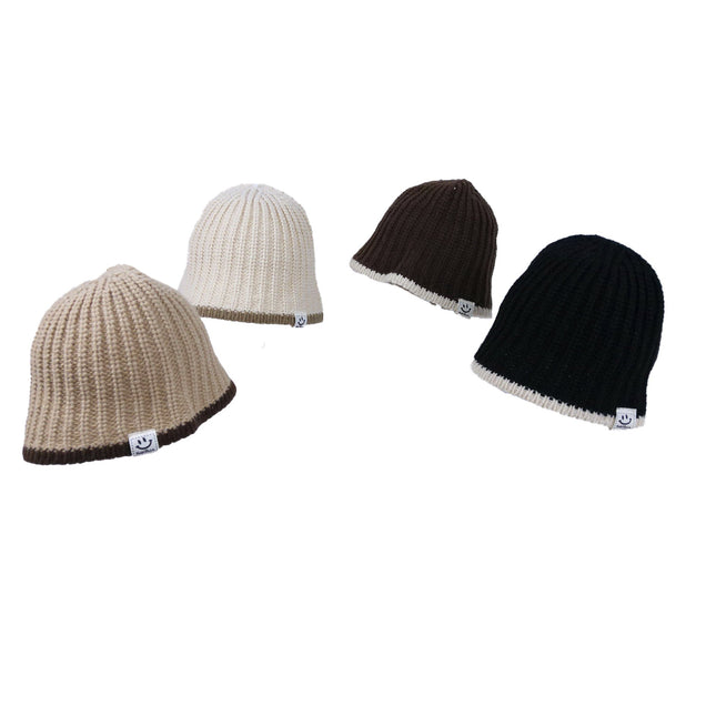 KIDS KNITTED BEANIE HT3107-6 (12PC)