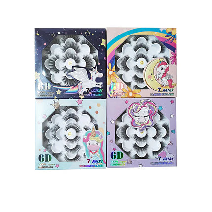 6D UNICORN FAKE EYELASHES EL2625-33 (12PK)