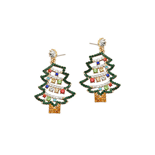 CHRISTMAS TREE EARRING ER2913-29 (12PCS)