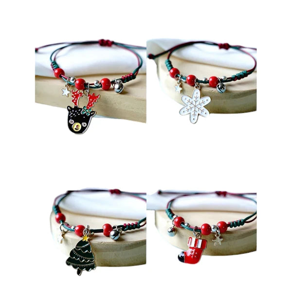 CHRISTMAS HOLIDAY CHARM STRETCH BRACELET BR2913-50 (12PC)