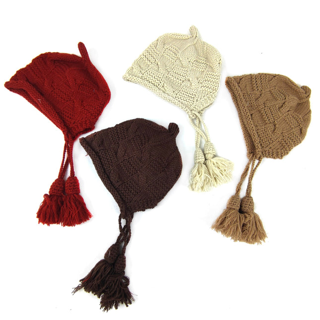 KIDS KNITTED BEANIE HT3107-8 (12PC)