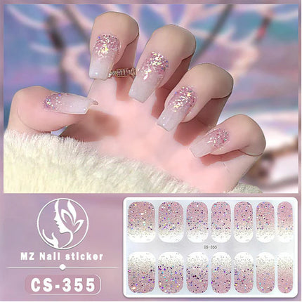 GEL NAIL STICKER CS355 (12PK)