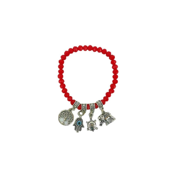 BEAD LUCKY CHARM BRACELET BR3723-6 (12PC)