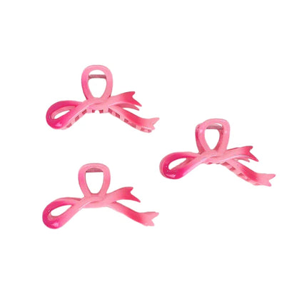 4.75 INCHES PINK GRADIENT BOW CLAW CLIP 4319-1 (12PC)