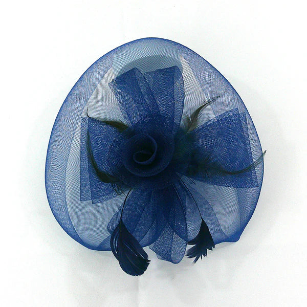 KENTUCKY DERBY & TEA PARTY FLOWER FEATHER HAT FF805 (1PC)