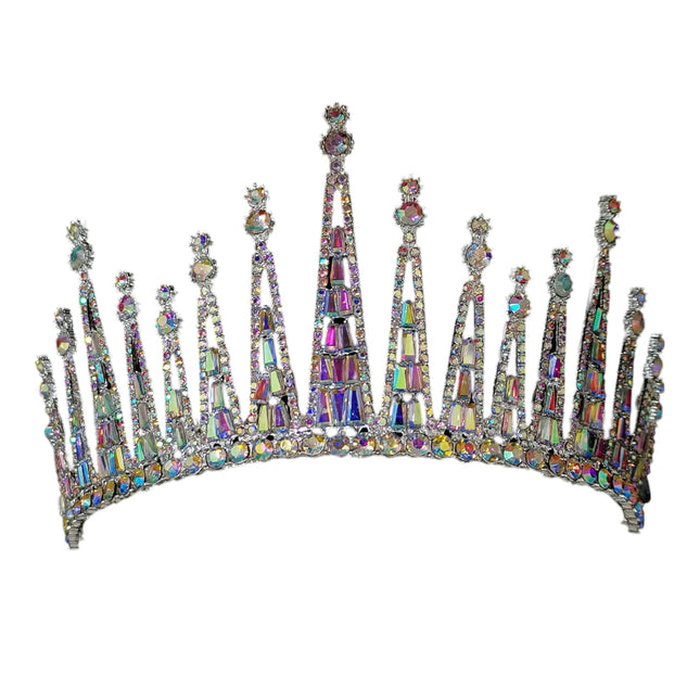 CRYSTAL TIARA CROWN CR1030-17 (1PC)