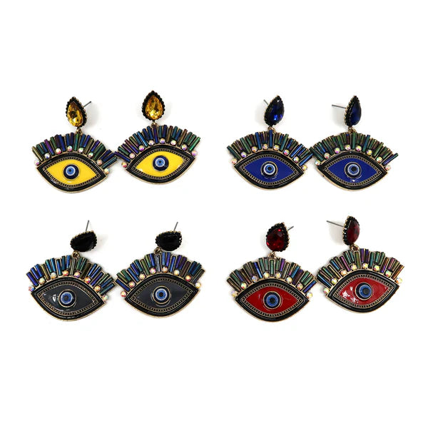 EVIL EYE EARRING ER904-27 (12 PCS)