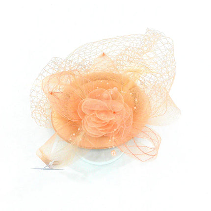 KENTUCKY DERBY & TEA PARTY FLOWER FEATHER HAT FF917 (1PC)