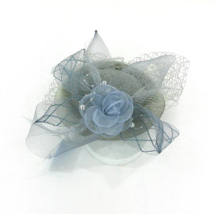 KENTUCKY DERBY & TEA PARTY FLOWER FEATHER HAT FF917 (1PC)