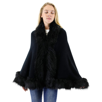 FUR SHORT LENGTH SHAWL SH923 (6PC)