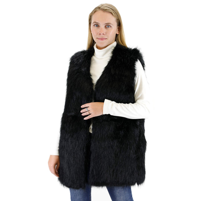 FAUX FUR VEST P3736 (3PC)