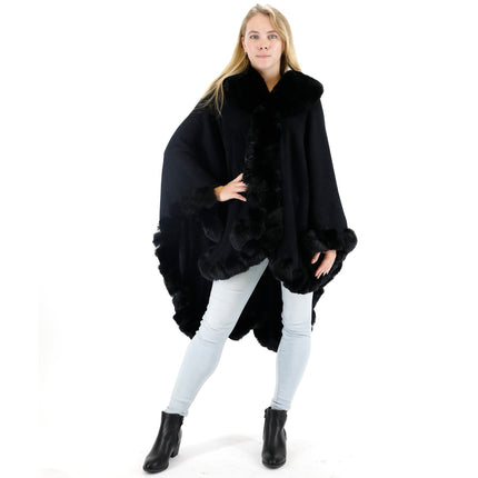 SOLID COLOR FUR SHAWL SW3719-1 (3PC)