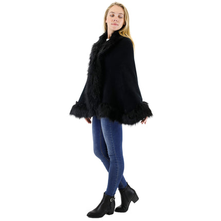 FUR SHORT LENGTH SHAWL SH923 (6PC)