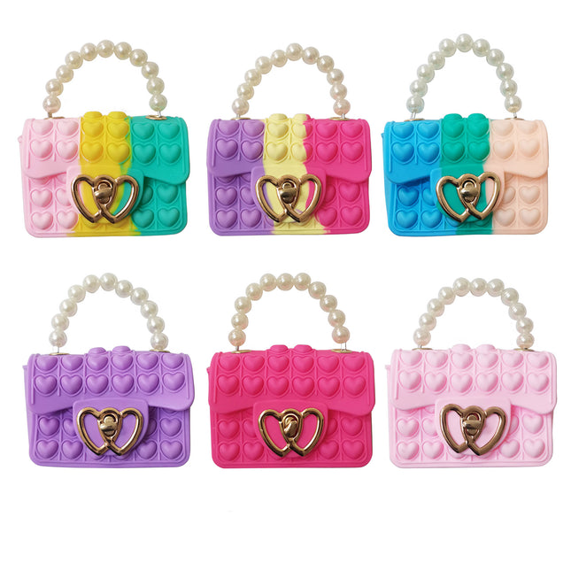 KIDS HEART QUILTED MINI PURSE BG3113-56 (12PC)