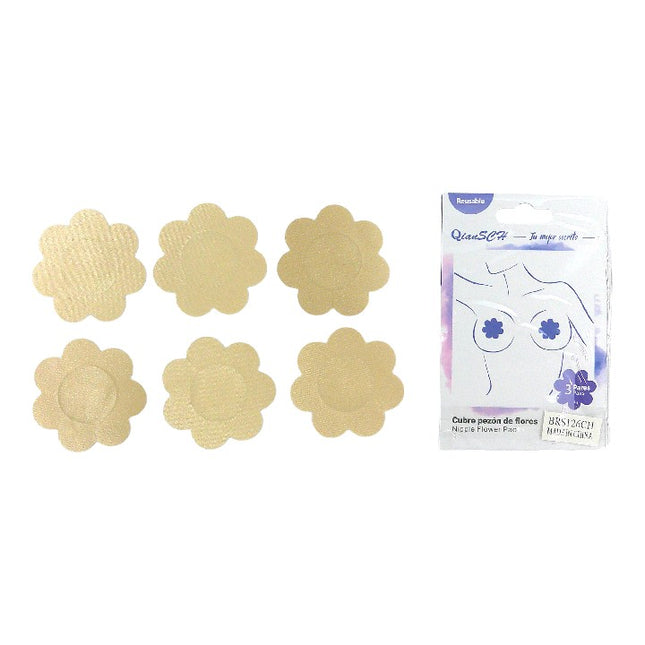 FLOWER NIPPLES PAD BRS126 (12PC)