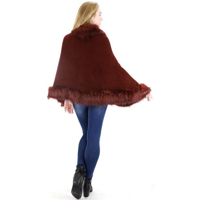 FUR SHORT LENGTH SHAWL SH923 (6PC)