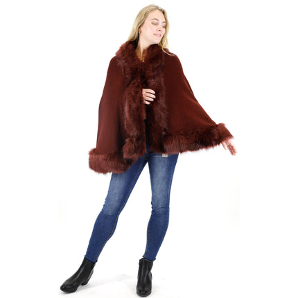 FUR SHORT LENGTH SHAWL SH923 (6PC)