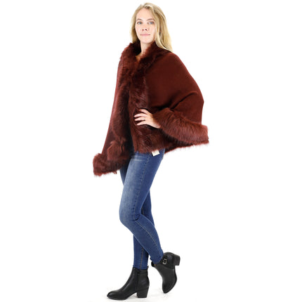 FUR SHORT LENGTH SHAWL SH923 (6PC)