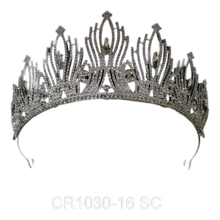 CRYSTAL TIARA CROWN CR1030-16 (1PC)