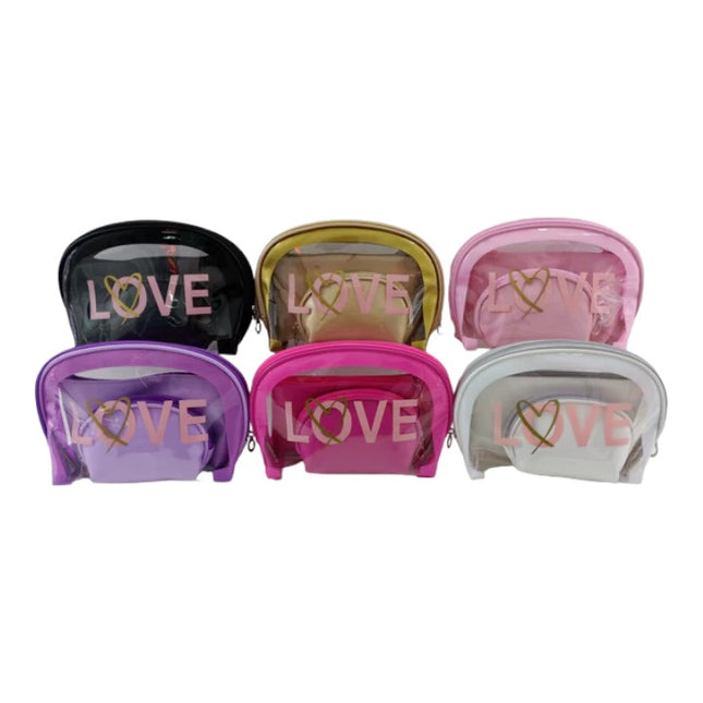 CLEAR LOVE POUCH SET MK4226-11 (12SET)