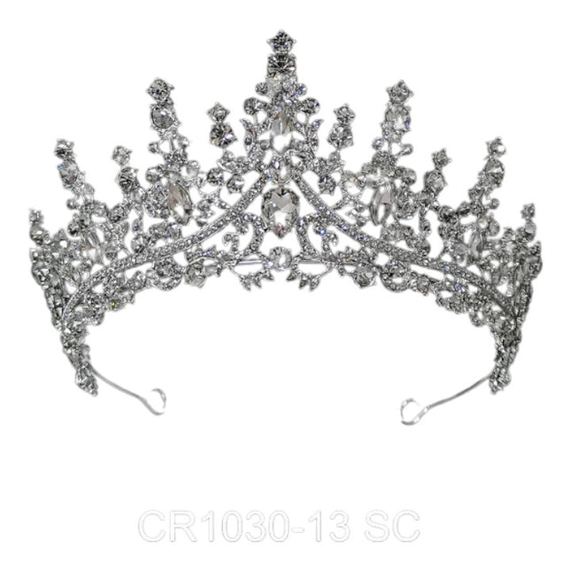 CRYSTAL TIARA CROWN CR1030-13 (1PC)