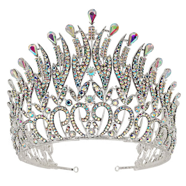 CRYSTAL TIARA CROWN CR1116-30 (1PC)