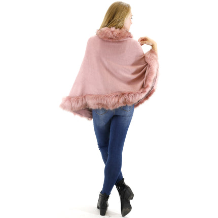 FUR SHORT LENGTH SHAWL SH923 (6PC)