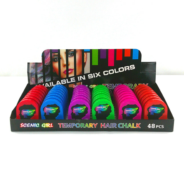 TEMPORARY HAIR COLOR CHALK DM4127-4 (48PC)