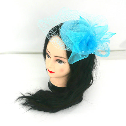 KENTUCKY DERBY & TEA PARTY FLOWER FEATHER HAT FF917 (1PC)