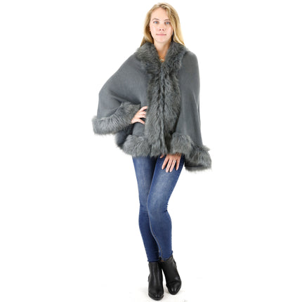 FUR SHORT LENGTH SHAWL SH923 (6PC)