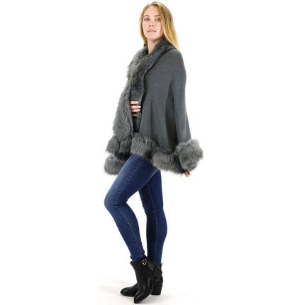 FUR SHORT LENGTH SHAWL SH923 (6PC)