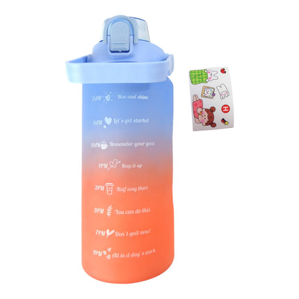 MOTIVATIONAL FITNESS SPORTS WATER BOTTLE CP3630-5 (12PC)