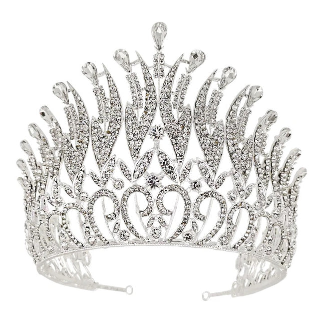 CRYSTAL TIARA CROWN CR1116-30 (1PC)