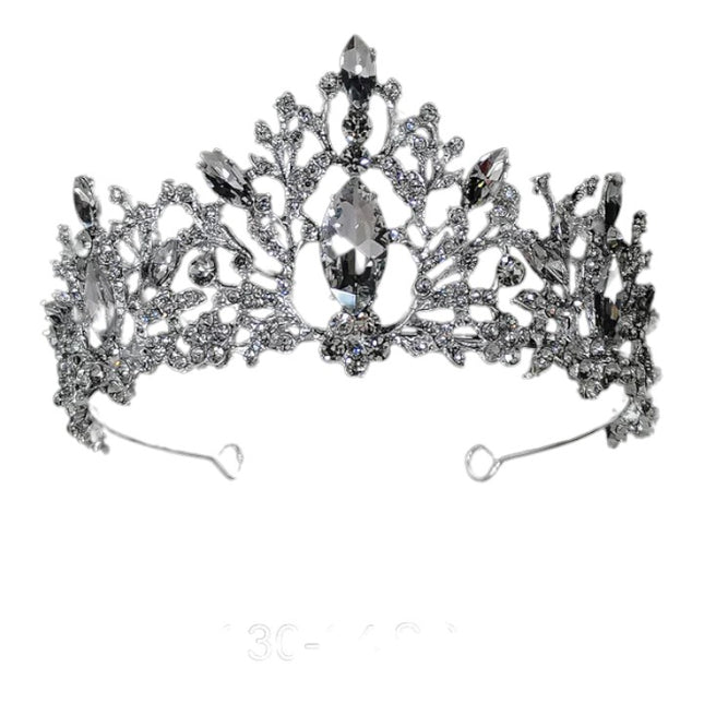 CRYSTAL TIARA CROWN CR1030-34 (1PC)