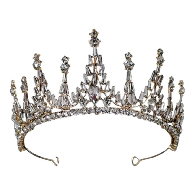 CRYSTAL TIARA CROWN CR1030-28 (1PC)