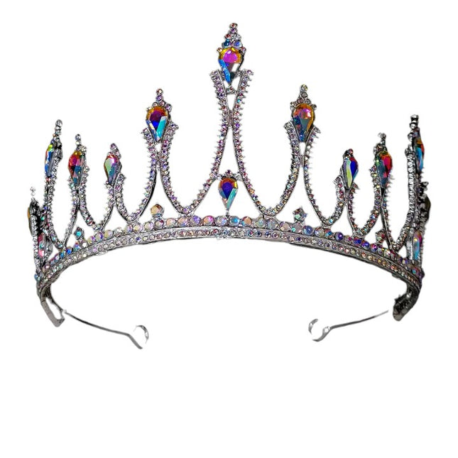 CRYSTAL TIARA CROWN CR1030-18 (1PC)