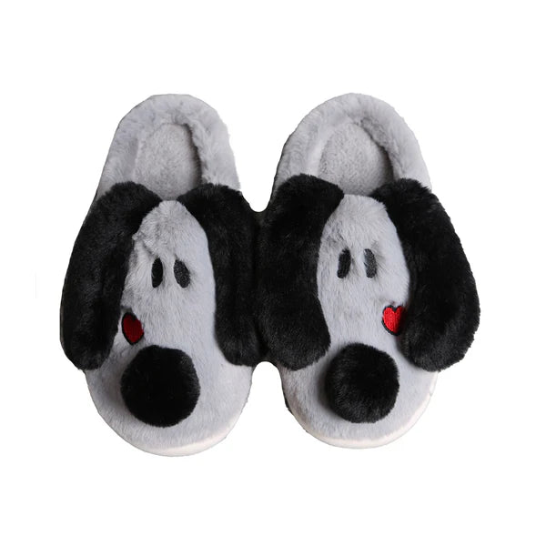 CUTE DOG FACE HOME SLIDE SLIPPERS JCL4209 (12PAIR)