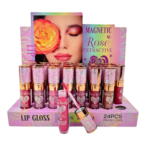 MISS BETTY ROSE EXTRACTIVE LIP GLOSS LC3305 (24PC)