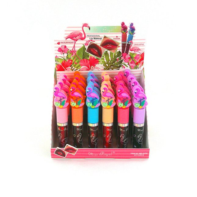 MISS ROYAL FLAMINGO WATERPROOF LIP TINT LC4131-5 (24PC)