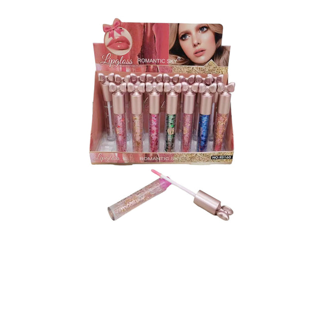 ROMANTIC SKY LIP GLOSS WITH SHINNY LC4604-11 (24PC)