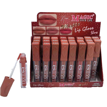 MAGIC YOUR LIFE MATTE LIP GLOSS LC858 (24PC)