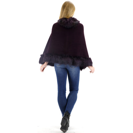 FUR SHORT LENGTH SHAWL SH923 (6PC)