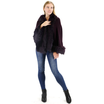 FUR SHORT LENGTH SHAWL SH923 (6PC)