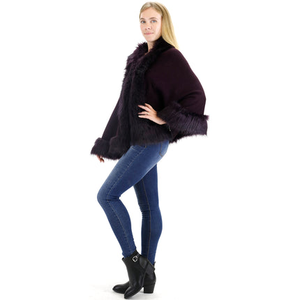 FUR SHORT LENGTH SHAWL SH923 (6PC)