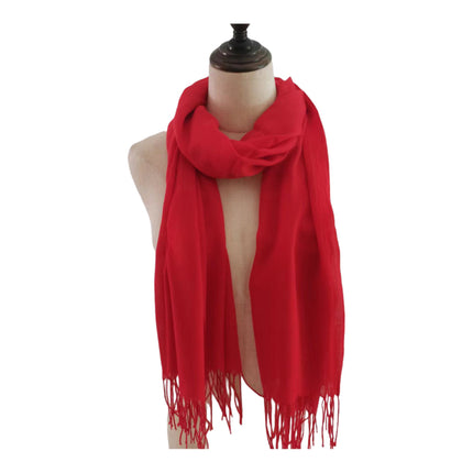 PLAIN VISCOSE SCARVES VP1211 (12PC)