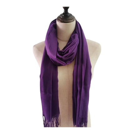 PLAIN VISCOSE SCARVES VP1211 (12PC)