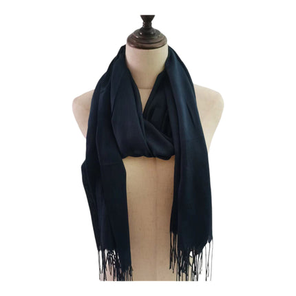 PLAIN VISCOSE SCARVES VP1211 (12PC)