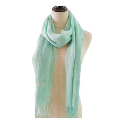 PLAIN VISCOSE SCARVES VP1211 (12PC)