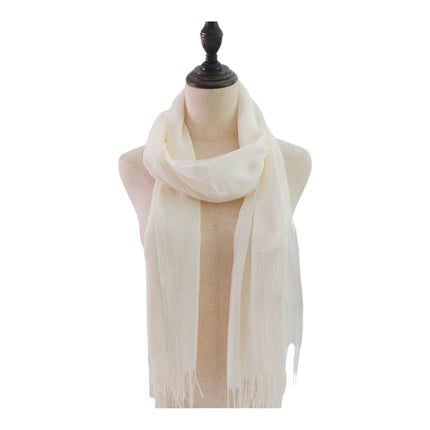 PLAIN VISCOSE SCARVES VP1211 (12PC)